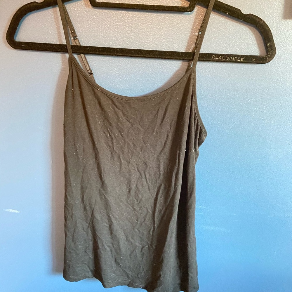 Plain Black Tank Top